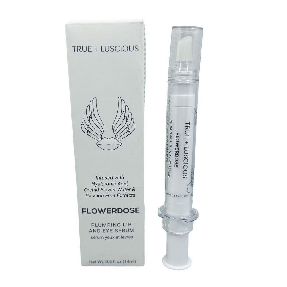 True + Luscious Flowerdose 2-in-1 Plumping Lip & Eye Serum